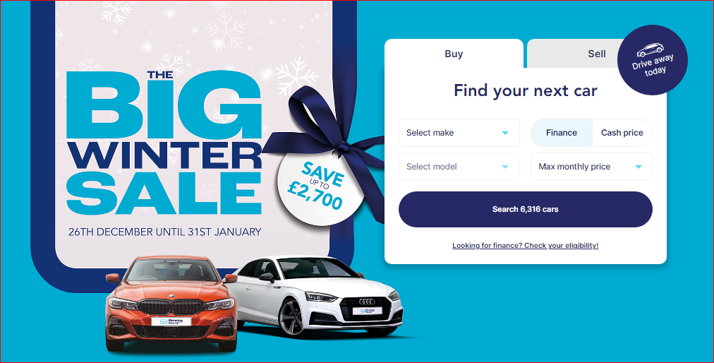 Big Motoring World Finance Deals