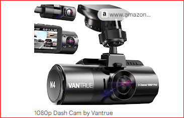 1080p Dash Cam by Vantrue