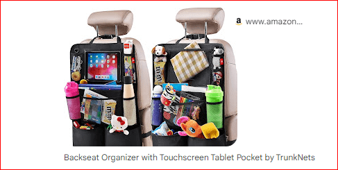 Backseat Organizer with Touchscreen Tablet Pocket by TrunkNets