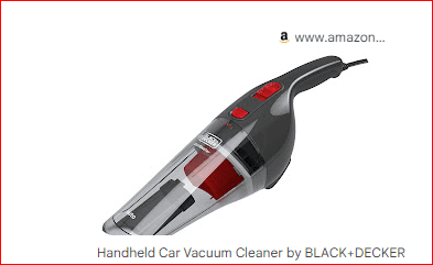 Handheld Car Vacuum Cleaner by BLACK+DECKER