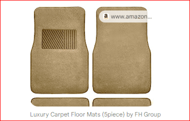 Luxury Carpet Floor Mats (5-piece) by FH Group