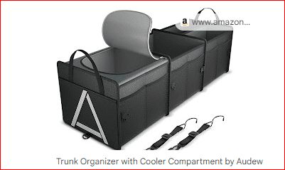 Trunk Organizer with Cooler Compartment by Audew